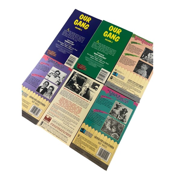 THE LITTLE RASCALS / OUR GANG TV Show & Movie Lot 7 VHS Tapes 80s 90 Tested - Picture 11 of 16